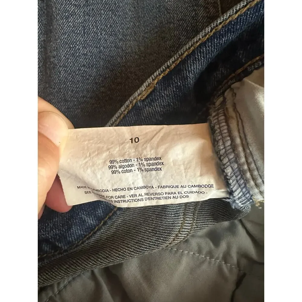 NWT Nine West High Rise Wide Leg Jeans 10 Women's